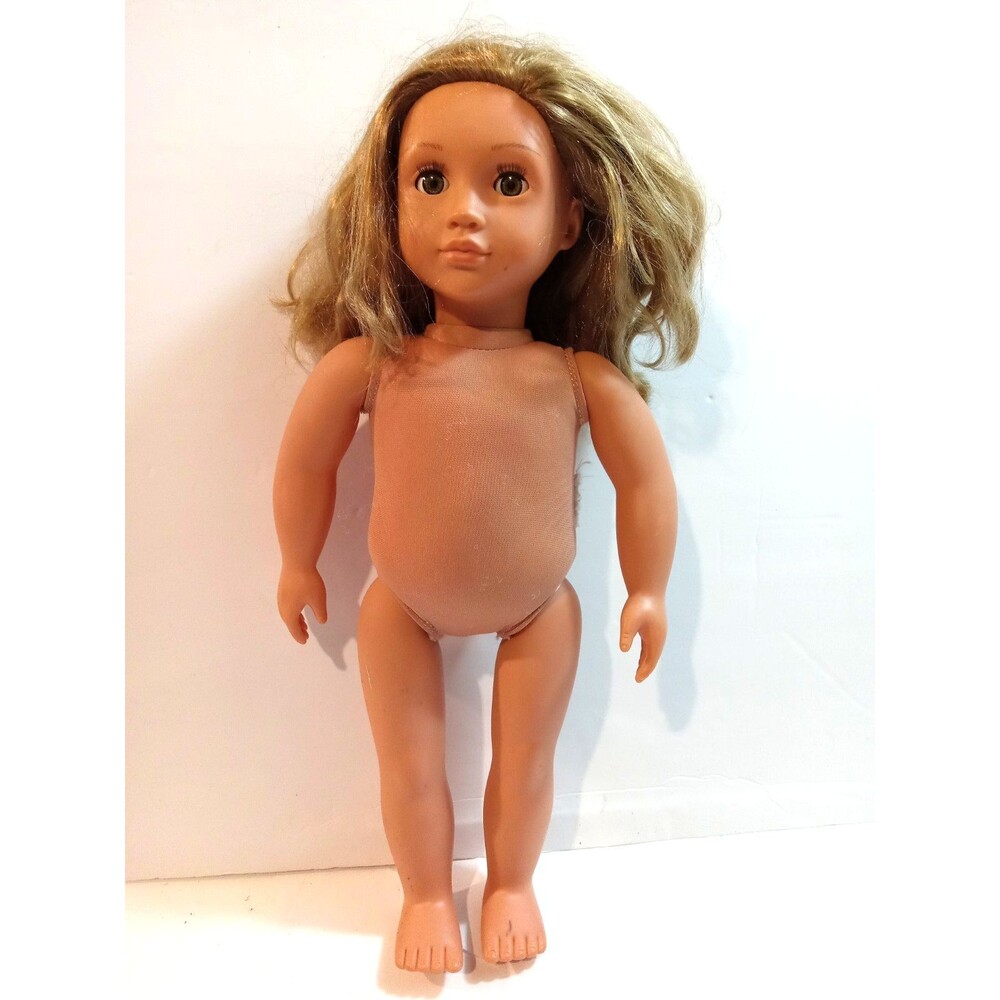 Our Generation by Battat 18 Inch Blonde Hair Brown Eyed Nude Doll